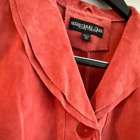 Coralpink suede monterey bay jacket - Picture 5 of 6